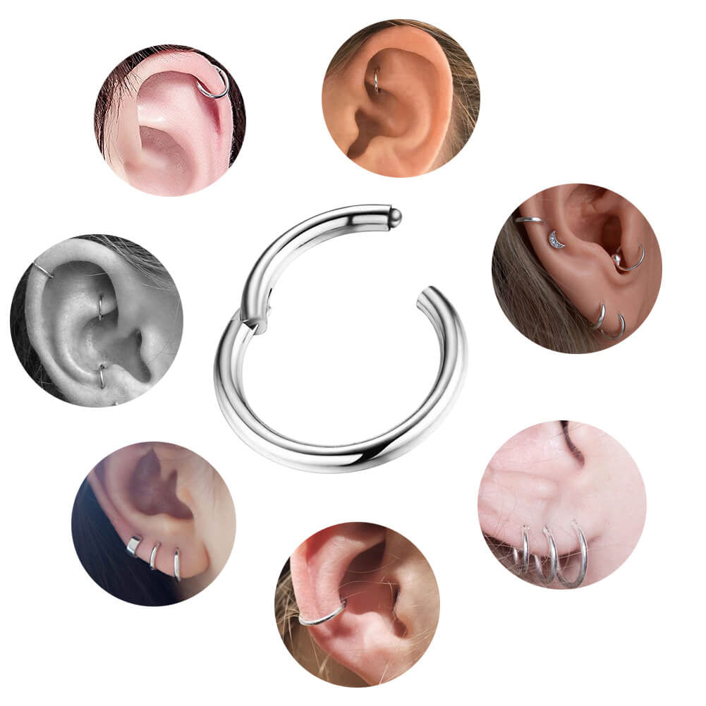 16G Classic Hinged Segment Hoop