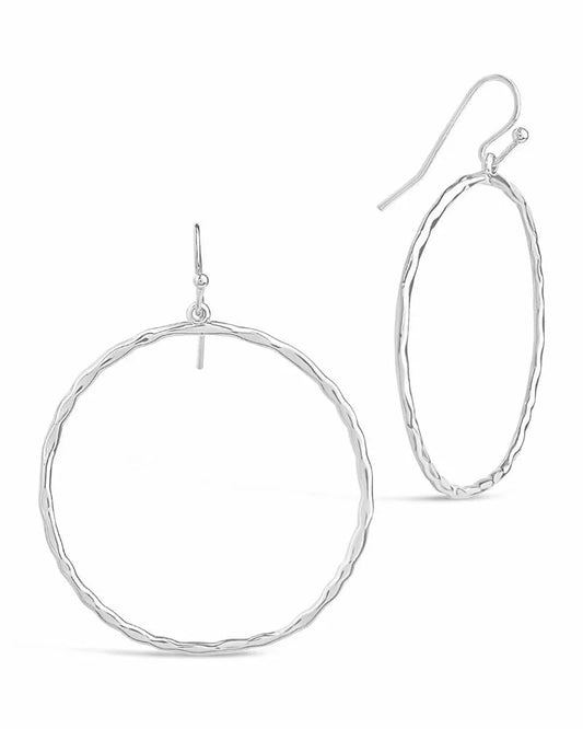 Gold and Silver Dangle Earrings