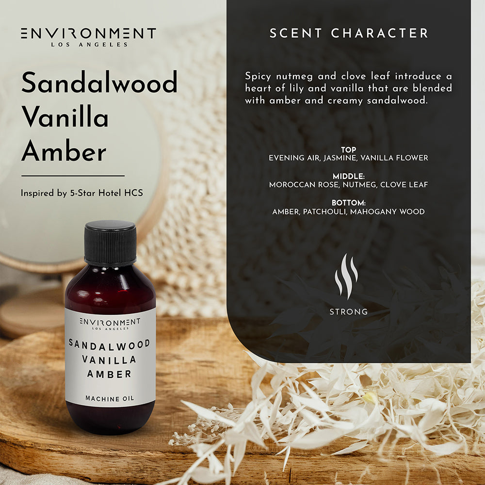 2oz Sandalwood | Vanilla | Amber Machine Diffusing Oil (Inspired by Hotel Costes®)