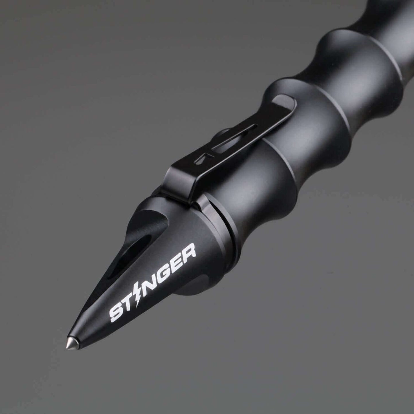 Stinger Whip Car Emergency Tool with Window Breaker (Black)