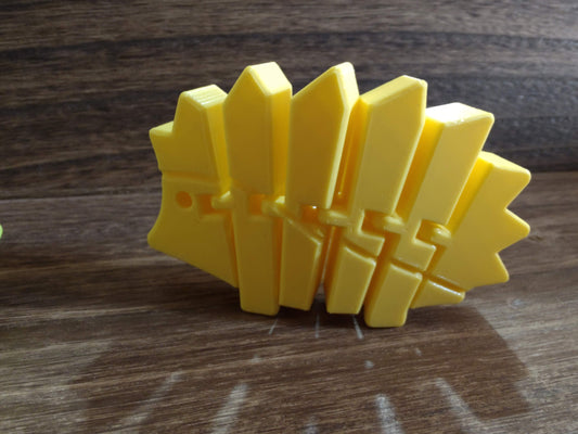 Articulated 3D Printed Porcupine  Fidget Toy