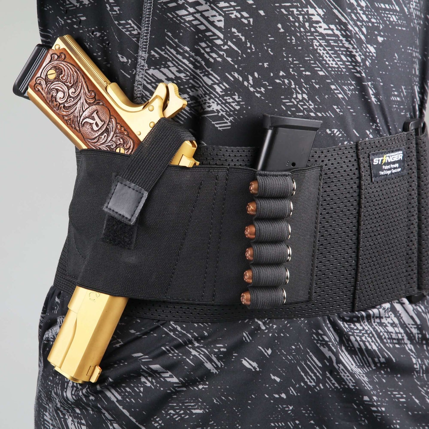 Stinger Premium Ultra Breathable Belly Band Holster for Concealed Carry