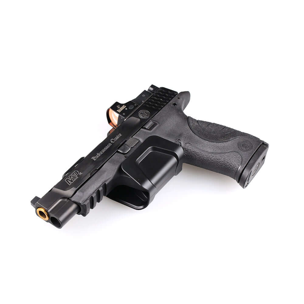 Stinger Magnetic Gun Mount w/ Safety Trigger Guard Protection, w/ Sticky Pad Non-Drill Solution (Black 2-Pack)
