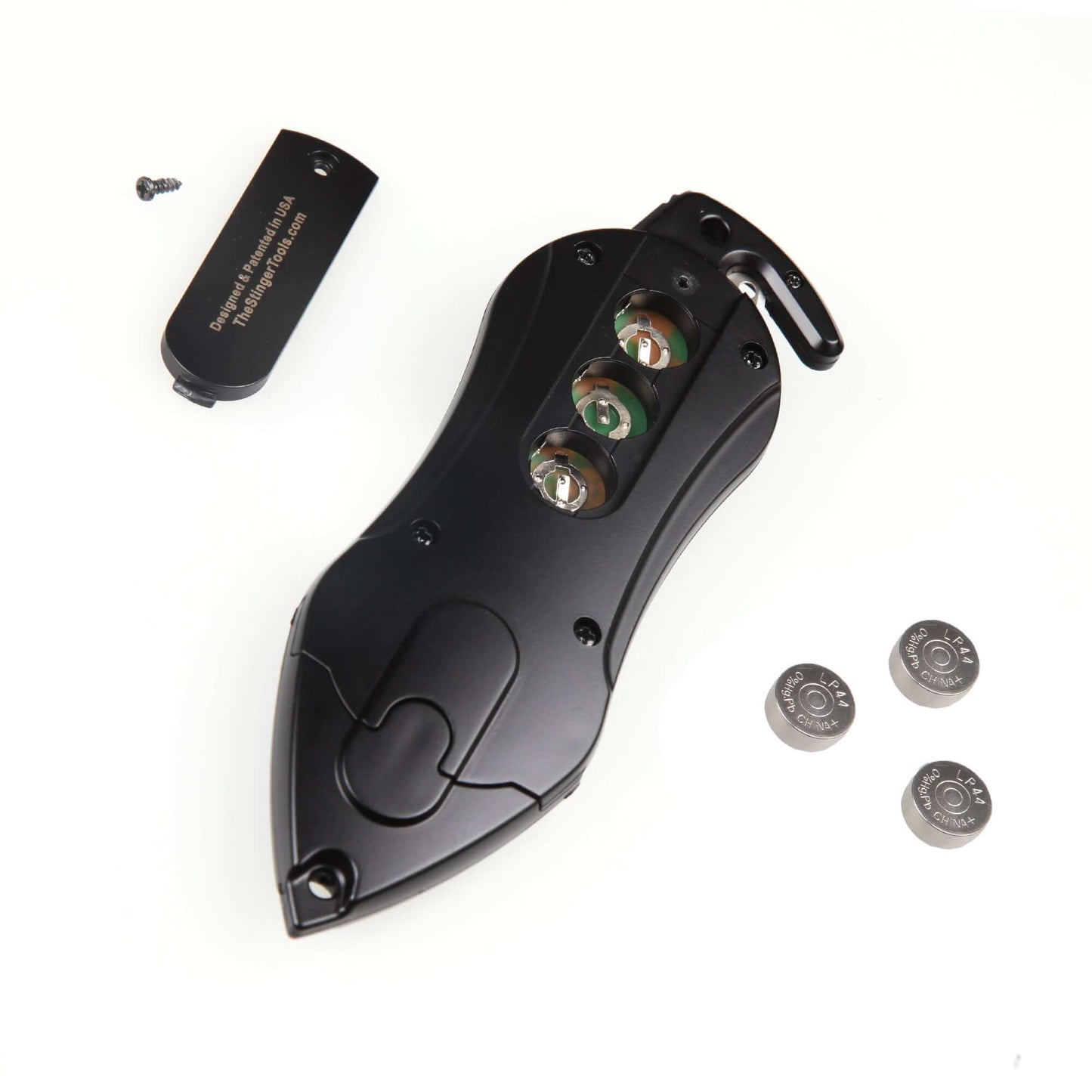 Stinger Personal Safety Alarm Keychain Emergency Tool: Siren Alarm, Seat Belt Cutter, Glass Breaker (Green Marble)