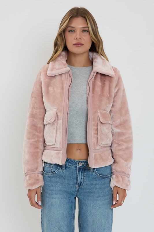 Women's Winter Faux Fur Jacket