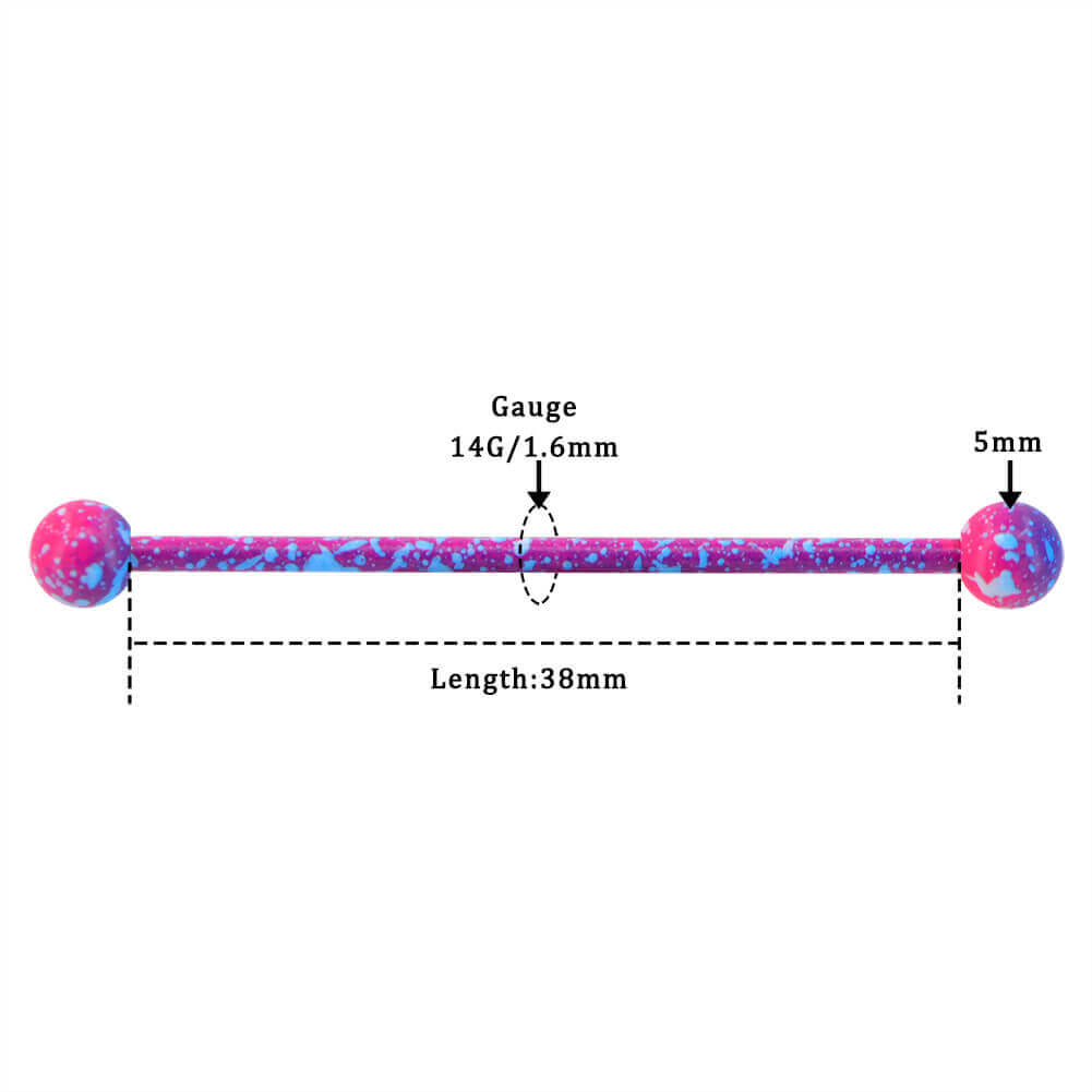 5PCS Colorful Industrial Barbell Set
