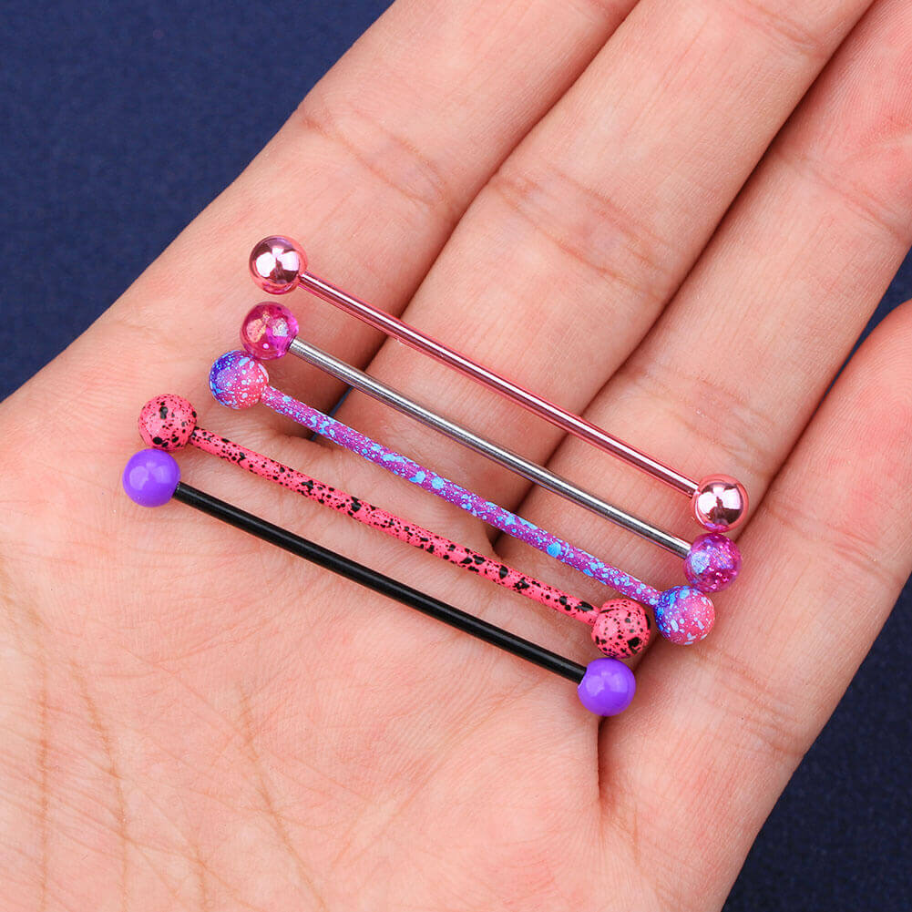 5PCS Colorful Industrial Barbell Set