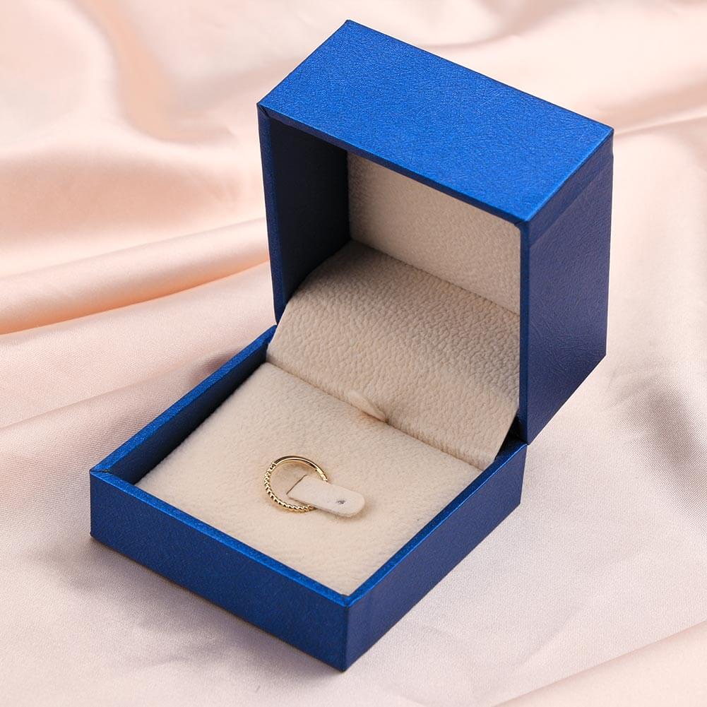 14K Gold Woven Conch Earring