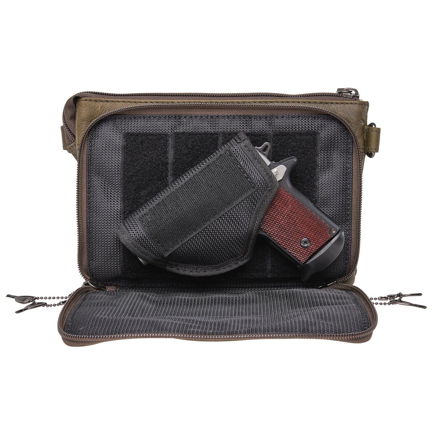 Concealed Carry Natasha Leather Crossbody by Lady Conceal