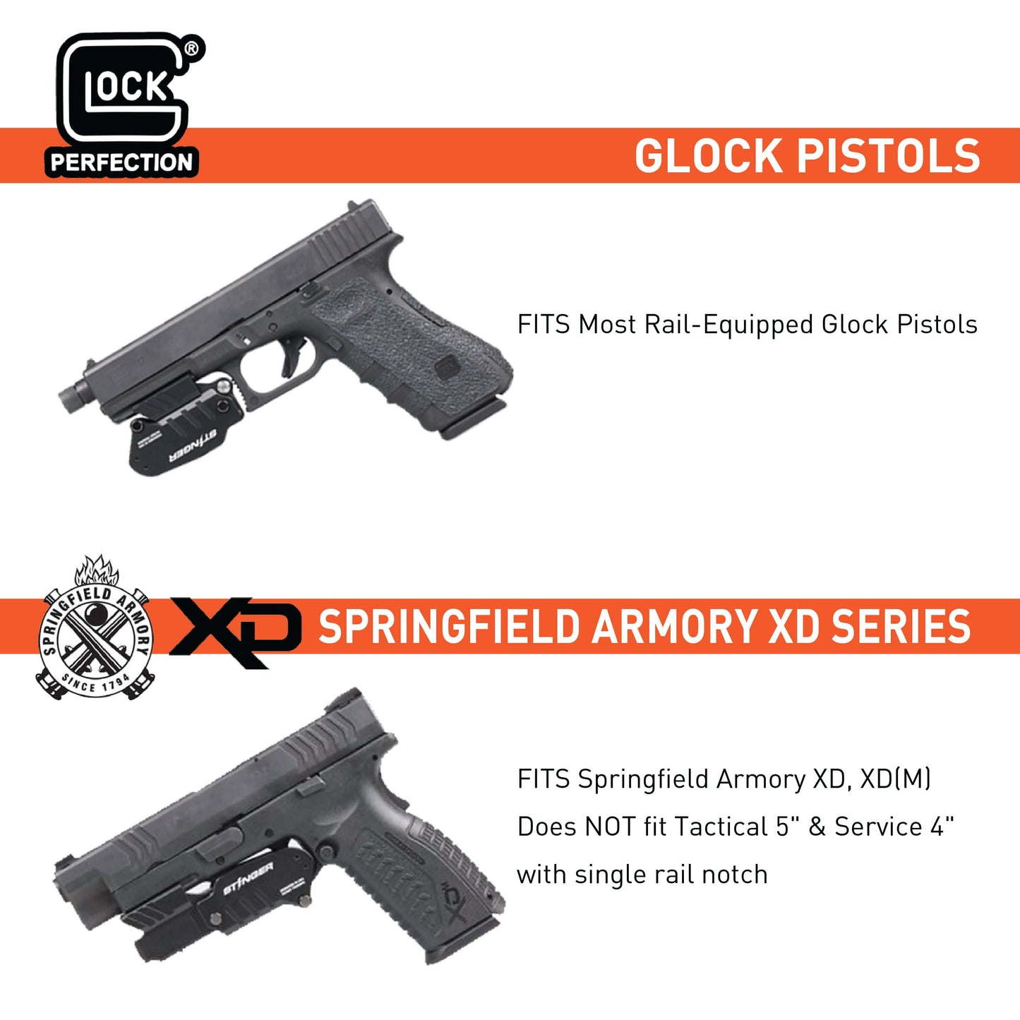 Stinger HL-GL Concealment Laser Sight System: Trigger Guard Protection, Minimalist Carry Holster (Rechargeable GREEN Laser - HDPE Body)