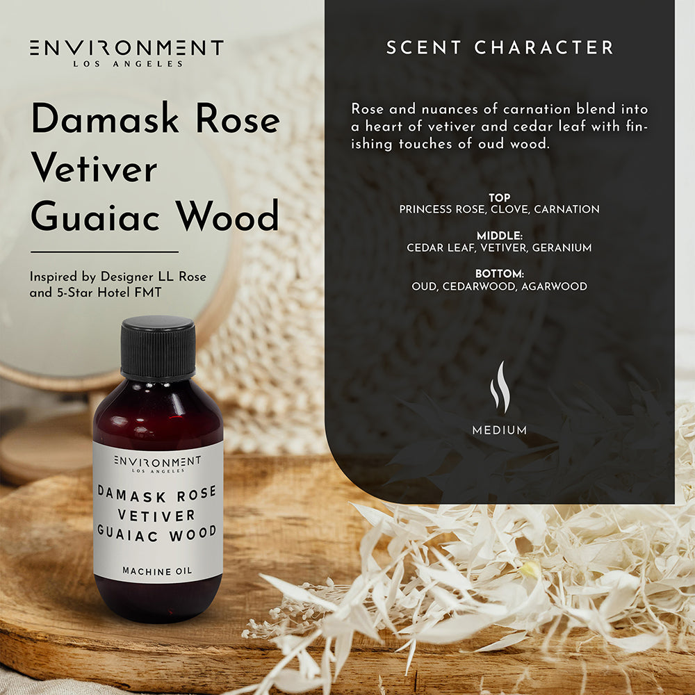 2oz Damask Rose | Vetiver | Guaiac Wood Machine Diffusing Oil (Inspired by Le Labo Rose 31® and Fairmont Hotel®)