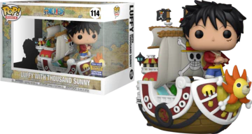 Pop! Rides: One Piece - Luffy With Thousand Sunny (Winter Convention Sticker)