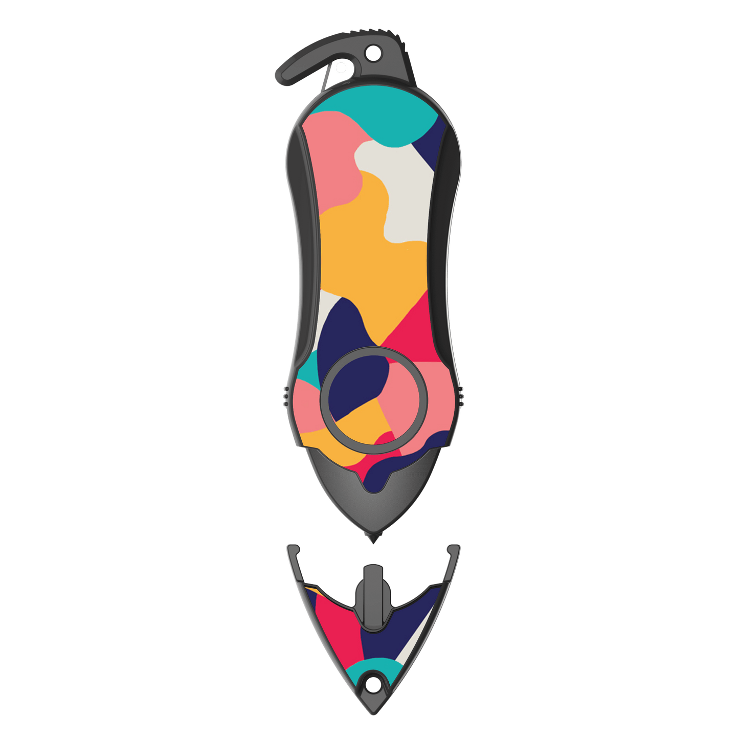 Stinger Personal Safety Alarm Keychain Emergency Tool: Siren Alarm, Seat Belt Cutter, Glass Breaker (Colorful)