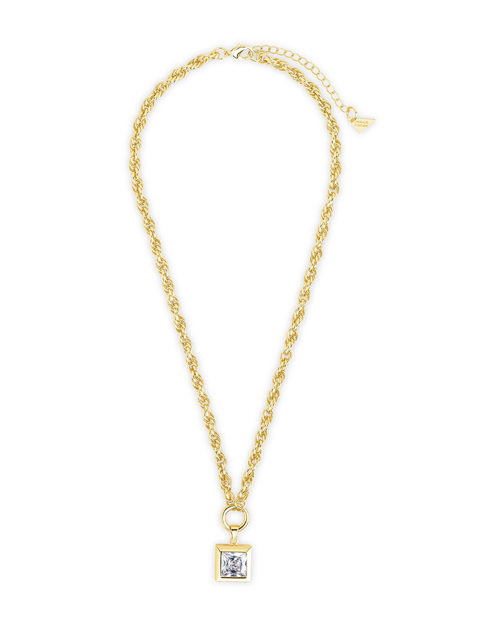 Bess CZ Statement Chain Necklace