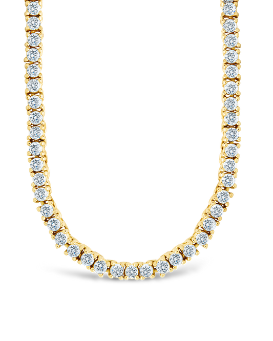 Mirabell Adjustable CZ Tennis Necklace