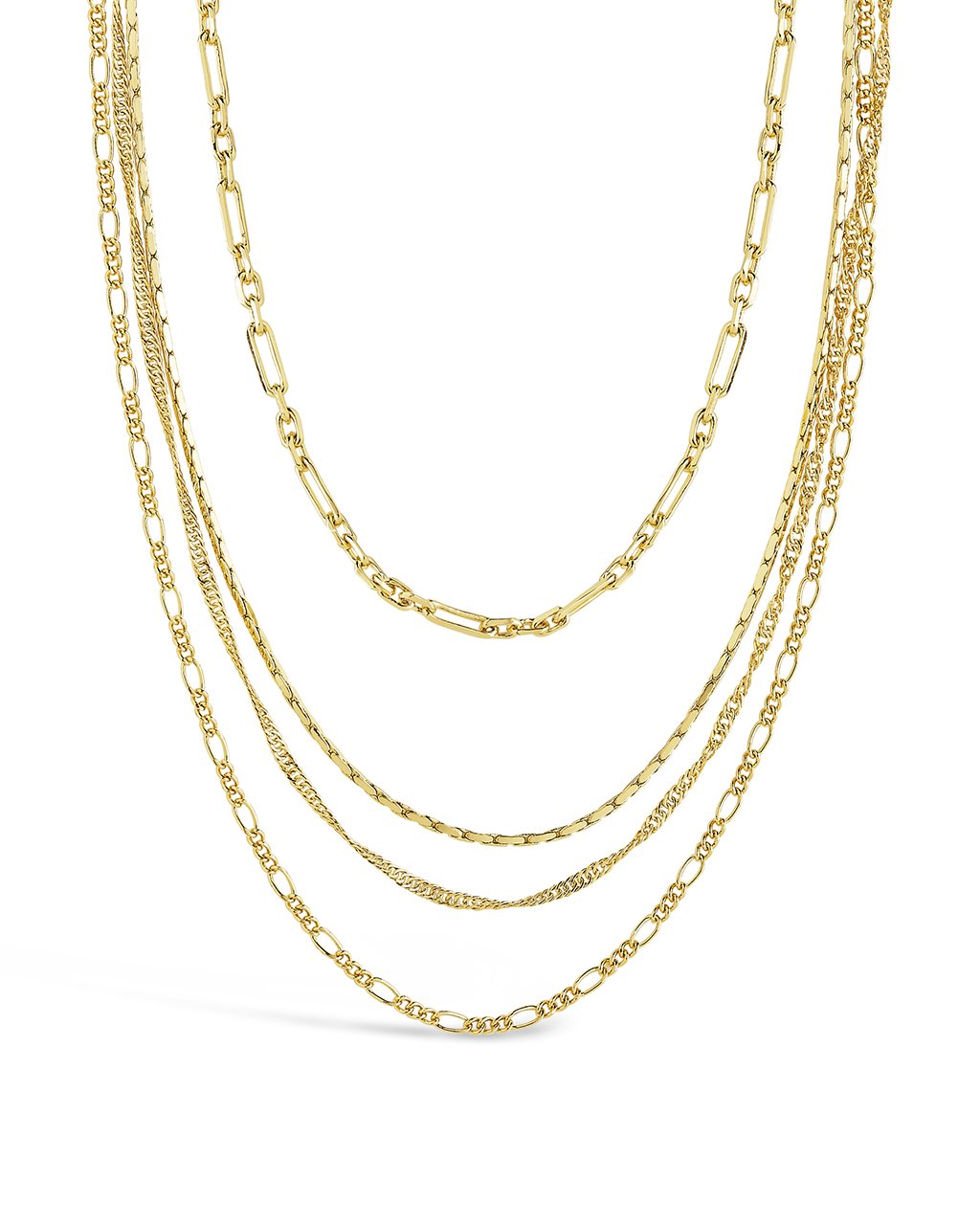 Multi Chain Layered Necklace