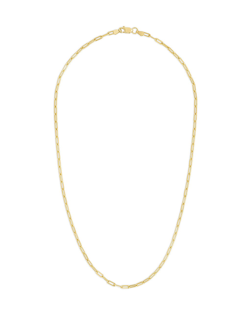 Sterling Silver Paperclip Chain Necklace