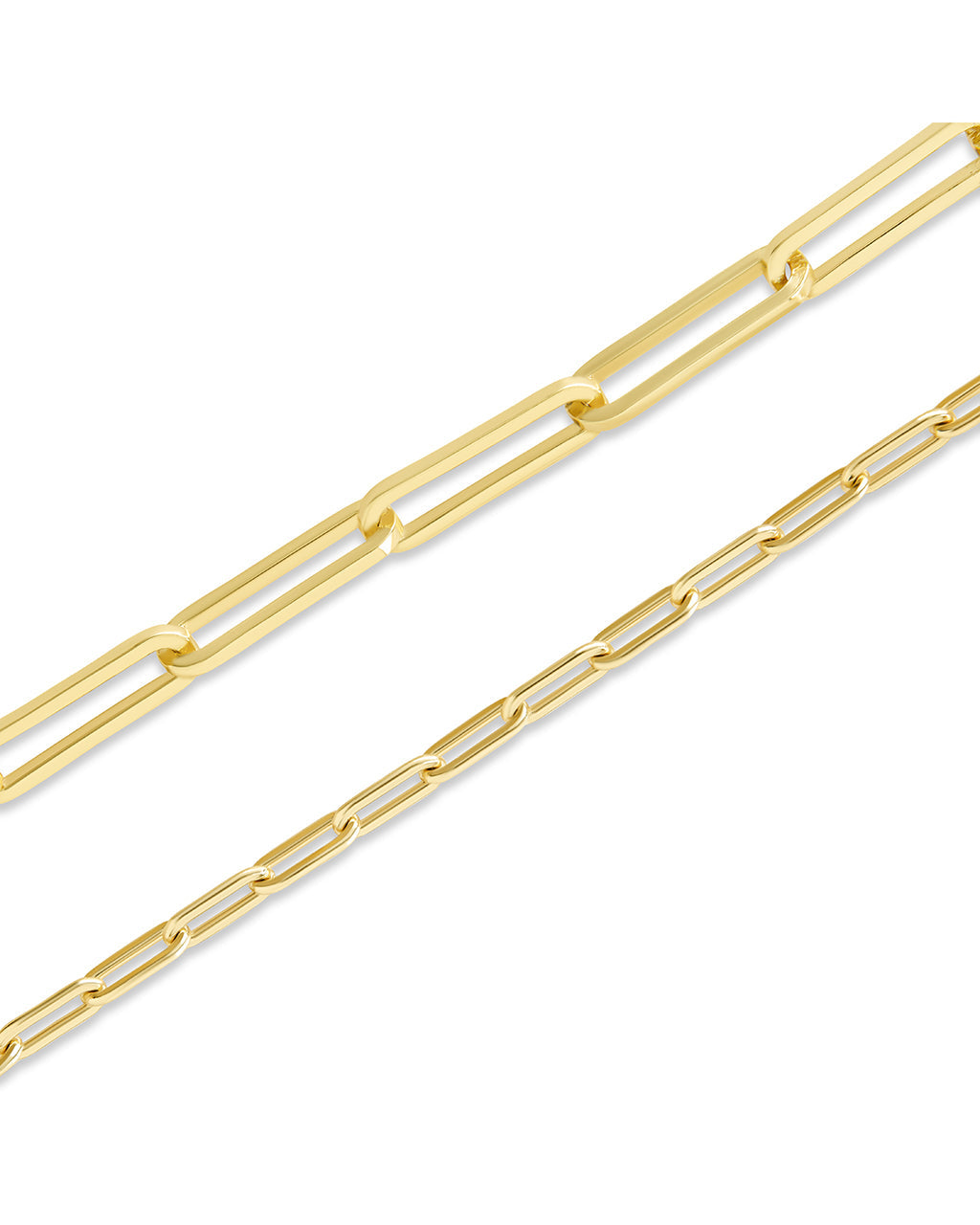 Sterling Silver Paperclip Chain Necklace