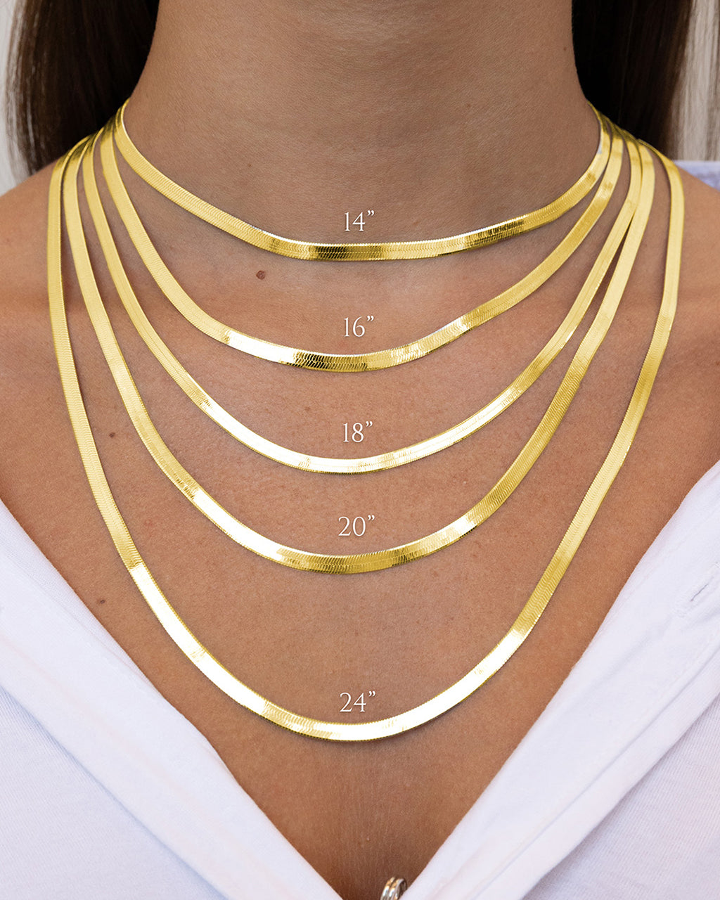 Sterling Silver Herringbone Chain