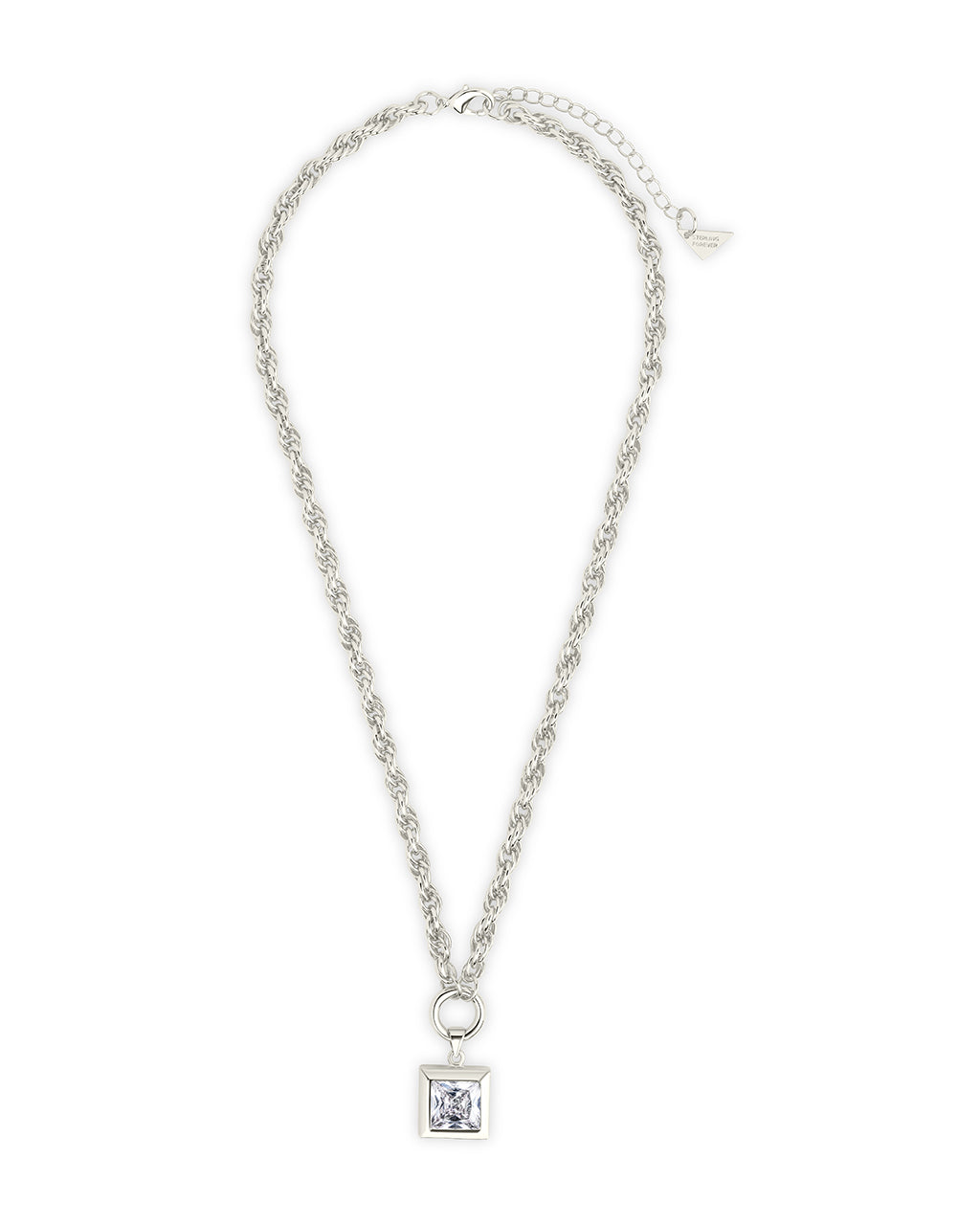 Bess CZ Statement Chain Necklace