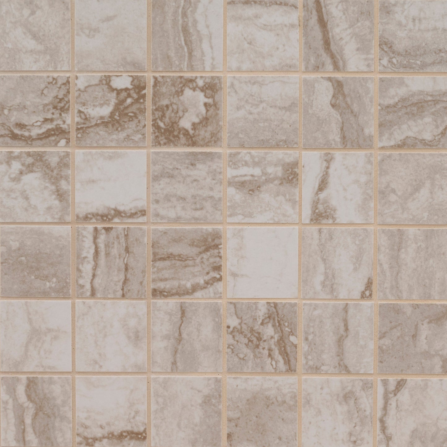 Bernini Camo 12"x12" Matte Porcelain Mesh-Mounted Mosaic Tile - MSI Collection