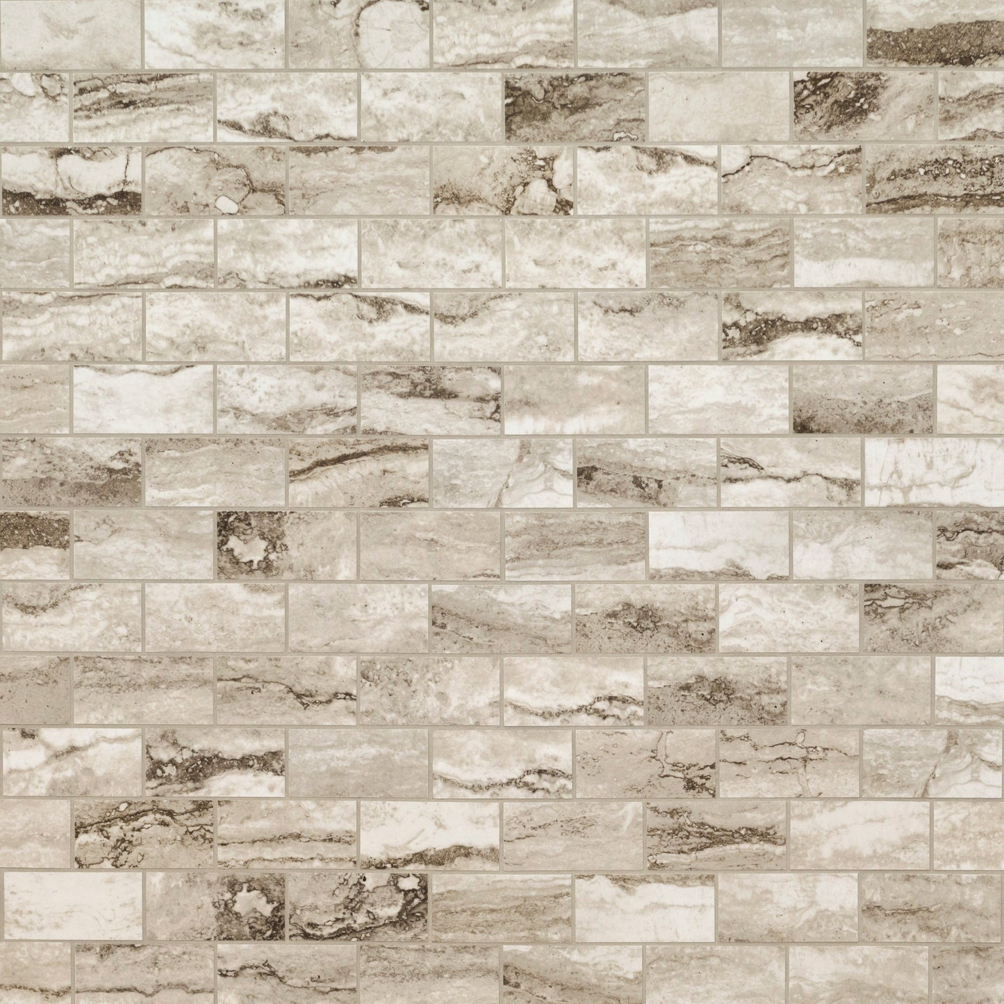 Berniini Camo 12"x12" Polished Porcelain Mesh-Mounted Mosaic Tile - MSI Collection