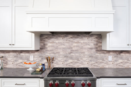 Bernini Carbone 12"x12" Polished Porcelain Mesh-Mounted Mosaic Tile - MSI Collection