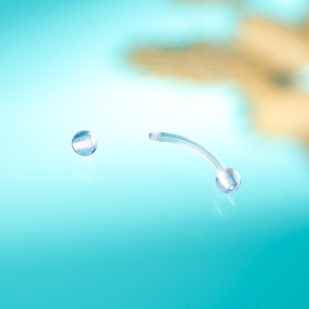 6PCS Acrylic Eyebrow & Rook Retainers Set