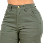 Pink, Olive and Black Cargo Pants, Wide-Leg, Trendy, Multiple Pockets, Tie Details, Casual