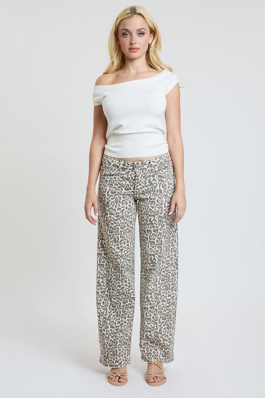 Women's Britney Low Rise Wide Leg Jeans
