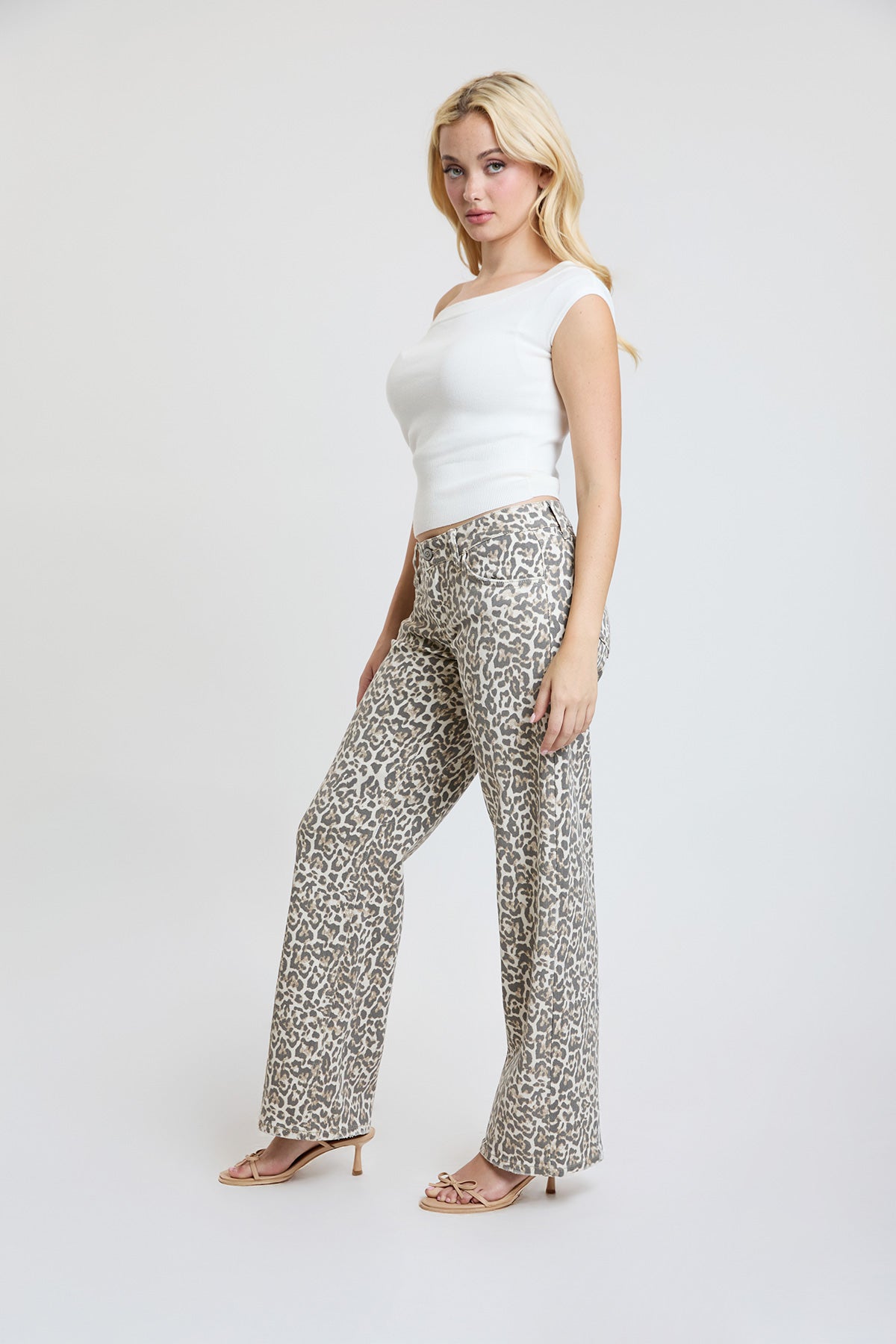 Women's Britney Low Rise Wide Leg Jeans