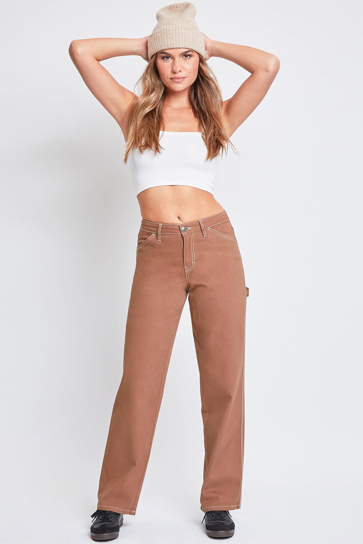 Women's High Rise Carpenter Straight  Pants