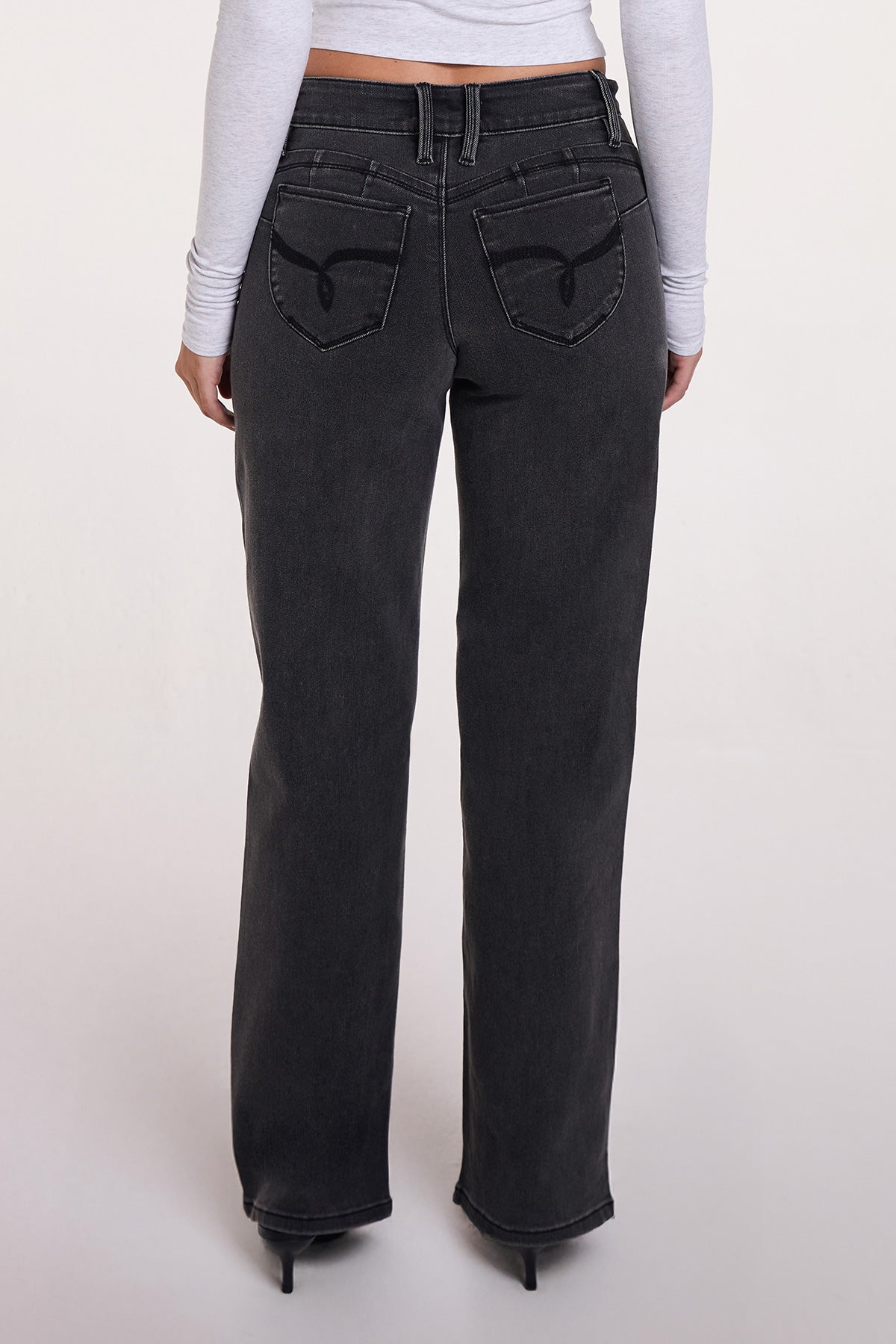 Women's Luxe High Rise WannaBettaButt Straight  Jeans