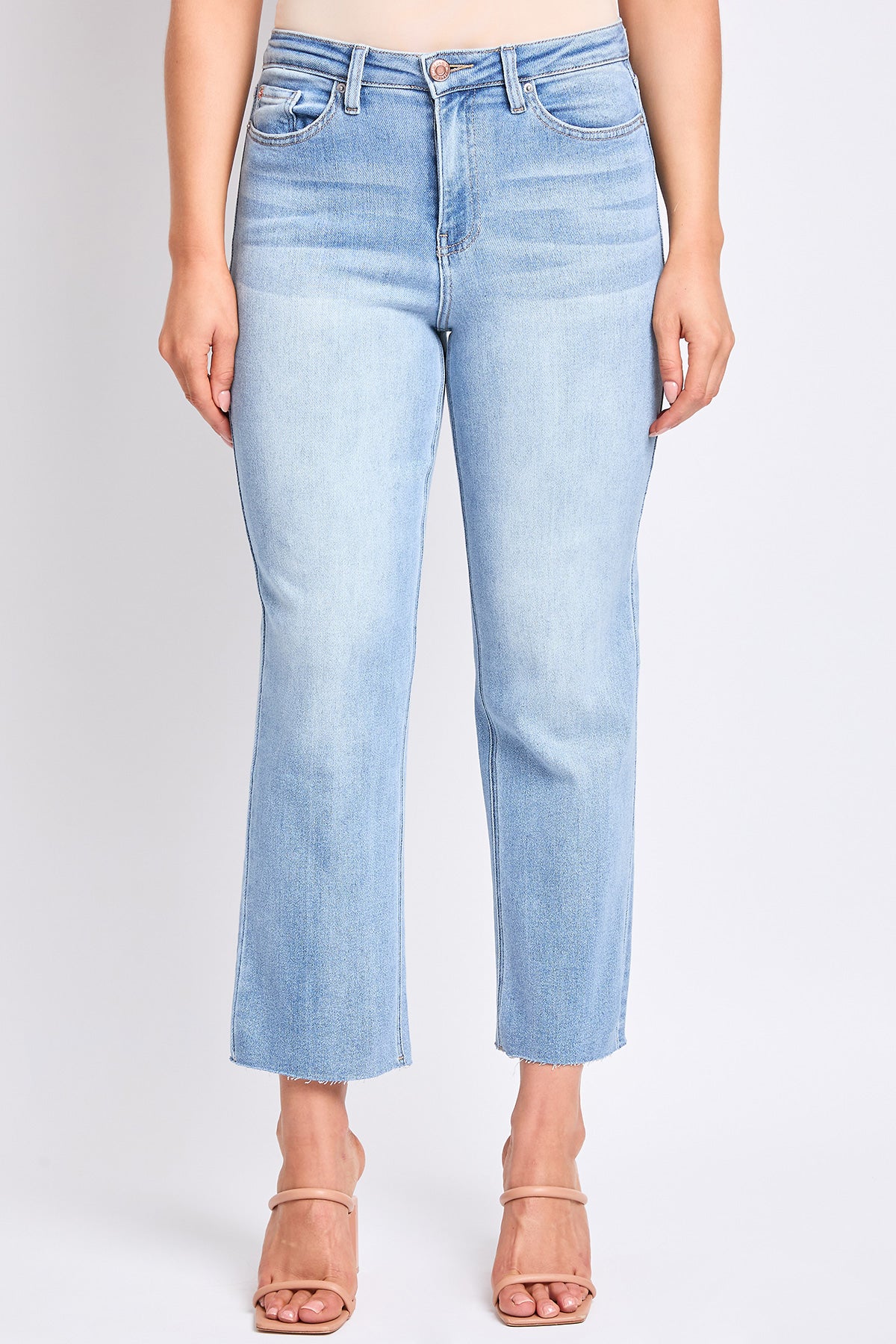 Women's Luxe Cropped Straight  Jeans
