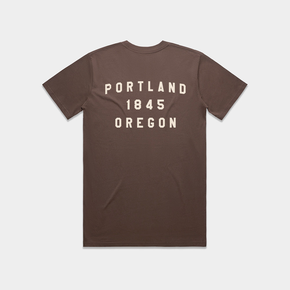 Soft-Blend "P" Tee - Espresso