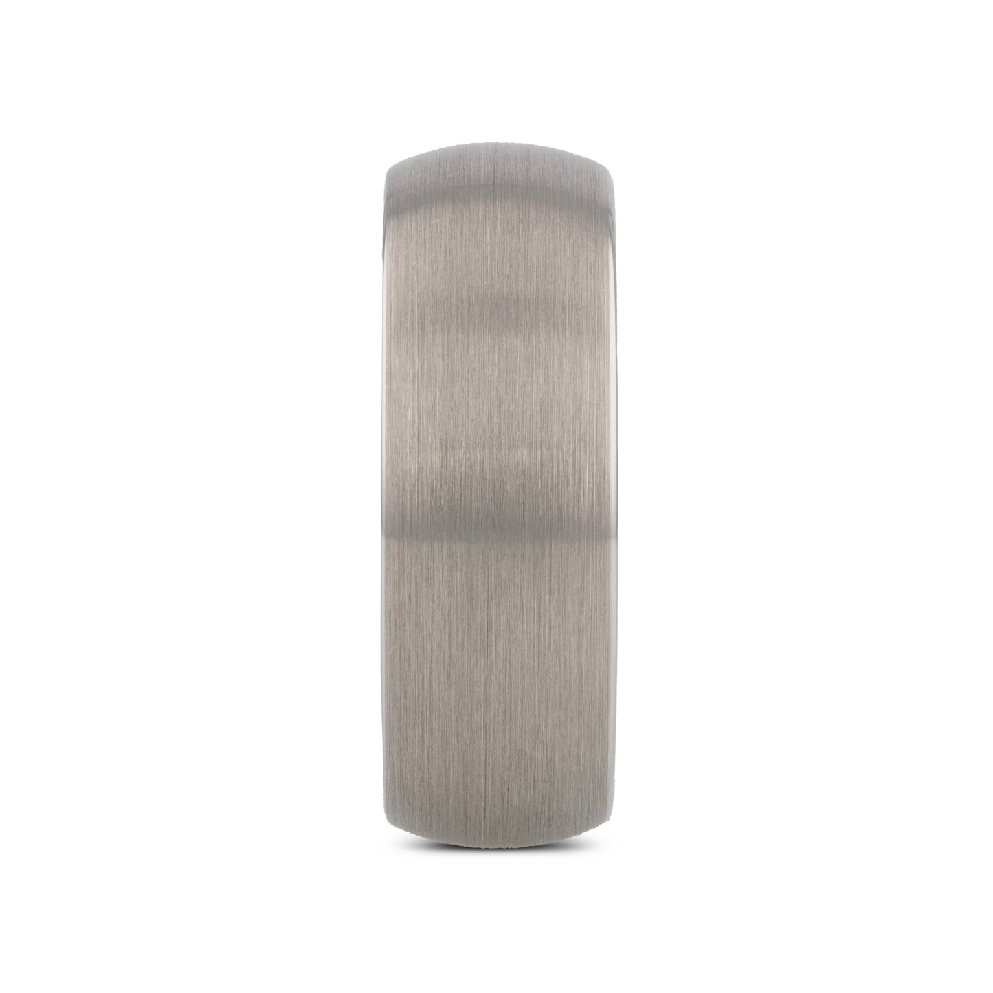 PYTHIUS Domed Brush Finished White Tungsten Ring - 2mm - 8mm