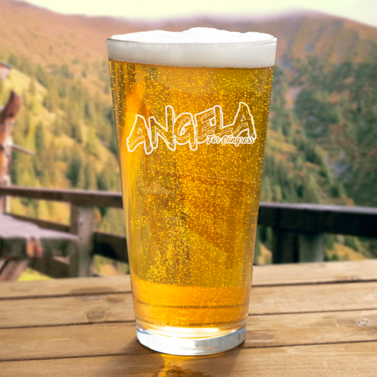 Angela Pence for Congress Pint Glass
