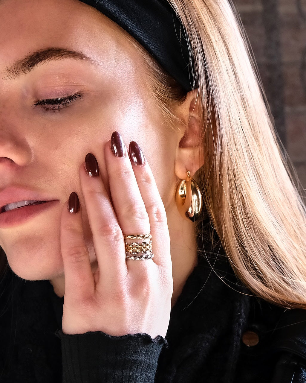 Sterling Silver Nixie Twist Band Ring