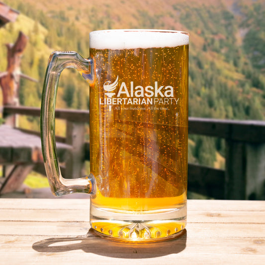 Alaska Libertarian Party Beer Mug