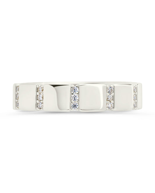 Sterling Silver Bradley CZ Ring