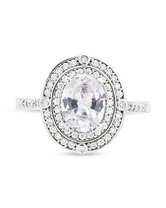 Sterling Silver Cohen CZ Ring