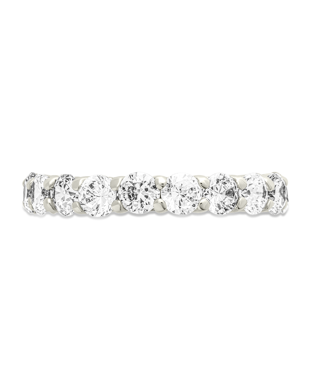 Sterling Silver Gracie CZ Eternity Ring