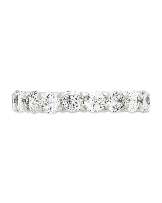 Sterling Silver Gracie CZ Eternity Ring