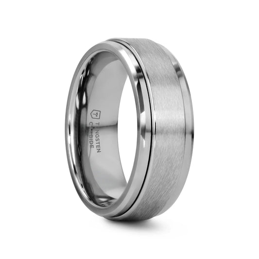 REVOLUTION Tungsten Carbide Spinning Band - 8mm