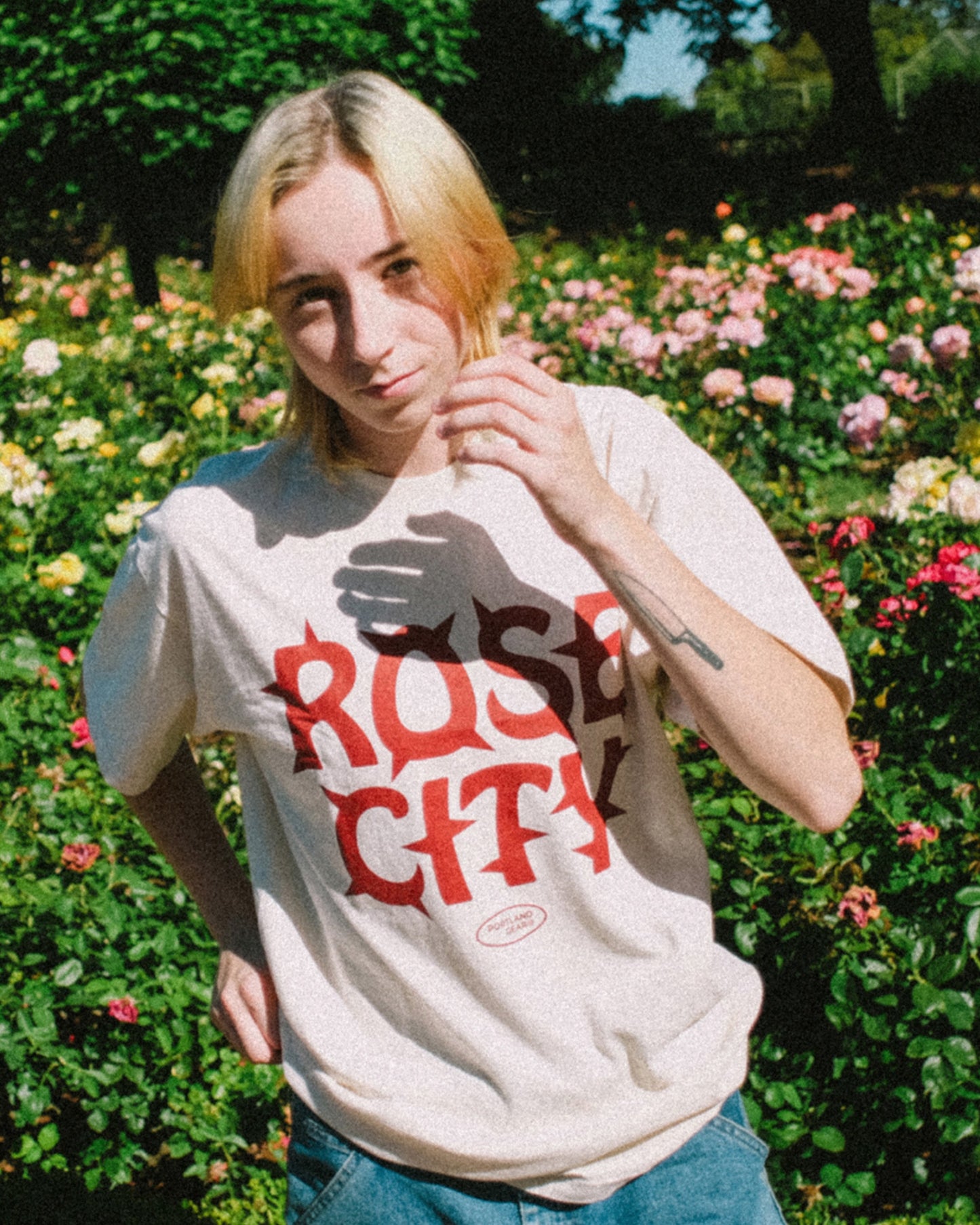 All-American Thorn Tee - Cream