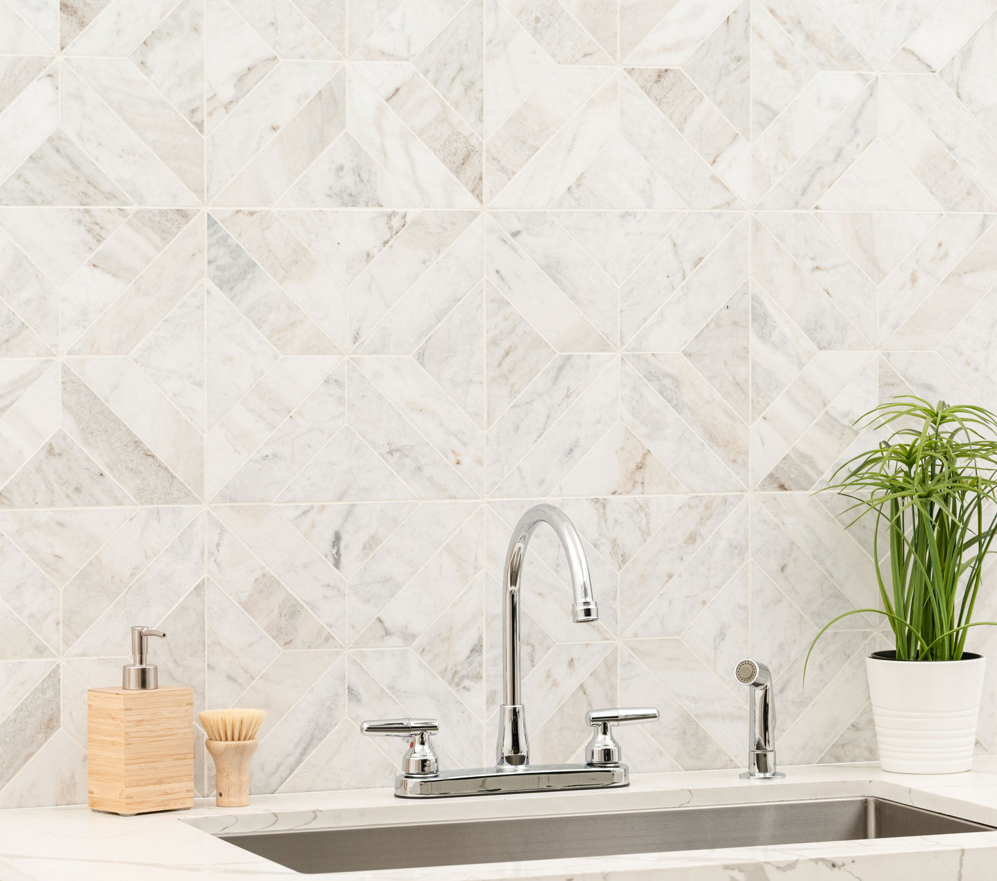 Arabescato Venato White 12"x12" Honed Mosaic Marble Floor And Wall Tile - MSI Collection