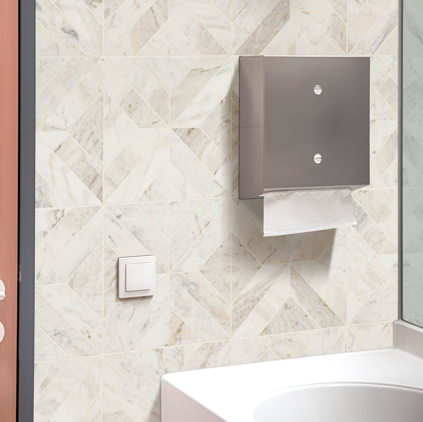 Arabescato Venato White 12"x12" Honed Mosaic Marble Floor And Wall Tile - MSI Collection