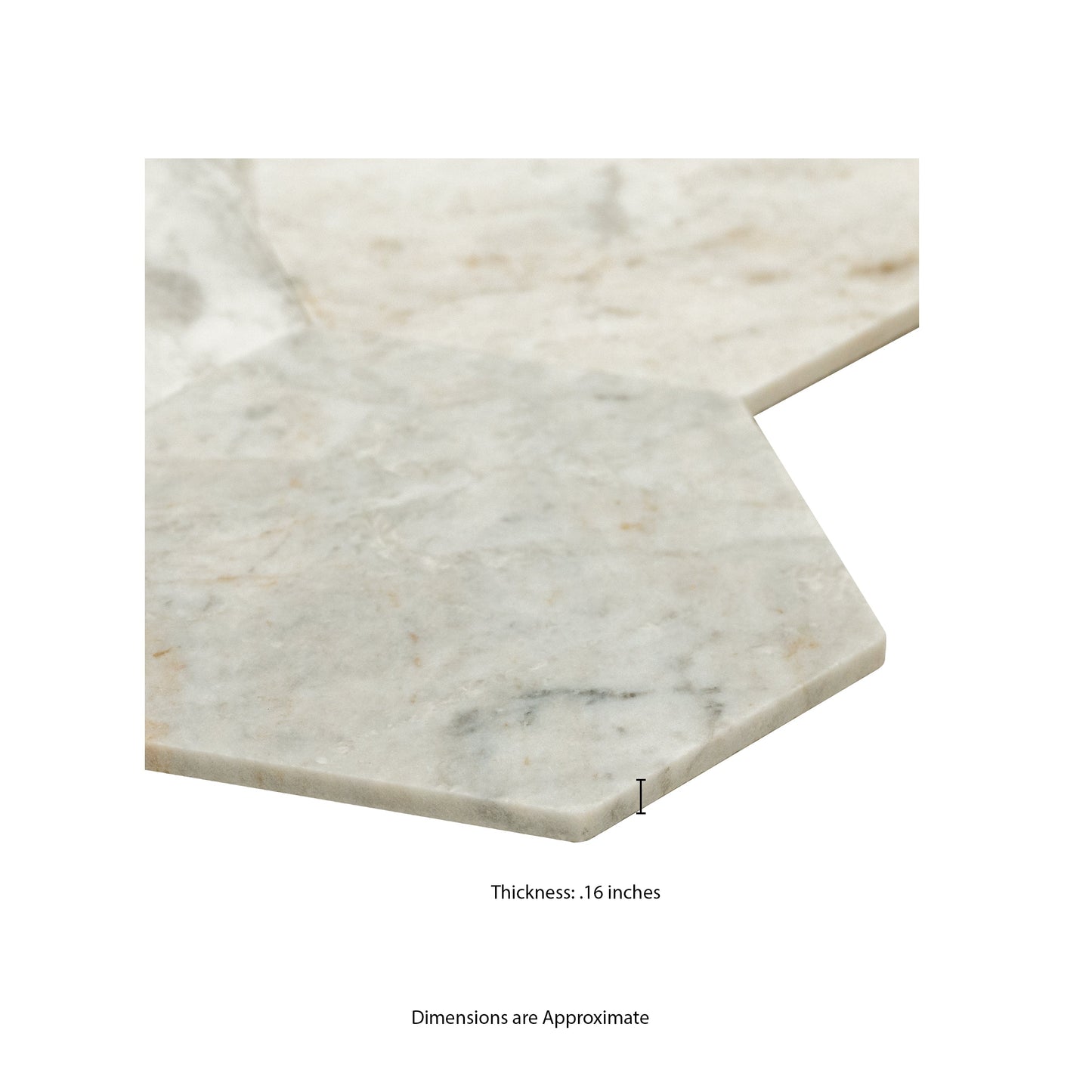 Arabescato Venato 10"x11.6" Peel and Stick Marble Mosaic Floor and Wall Tile - MSI Collection