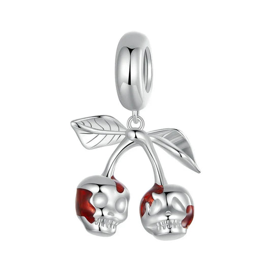Cherry Skull Gothic Charm