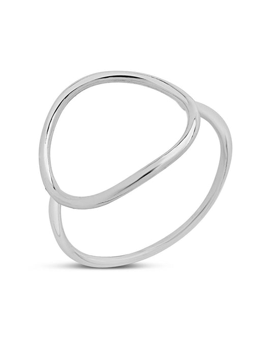 Sterling Silver Open Circle Ring